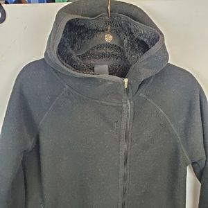 Reebok Black Sherpa Zipup Jacket SZ XS